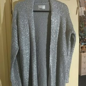 Silver Ruby Moon Cardigan
