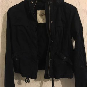 Size medium navy blue hollister utility jacket