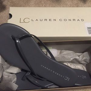 Brand new Lauren Conrad Gray Flats