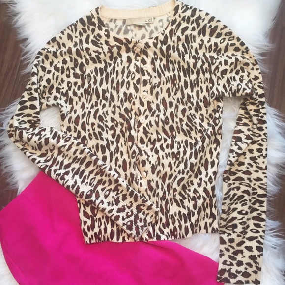 Leopard Cardigan