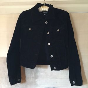 Black corduroy jacket