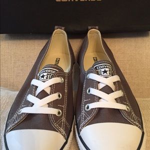 Grey Converse Ballet Sneakers
