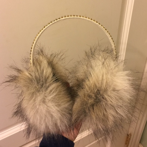 Real juicy couture ear muff headphones