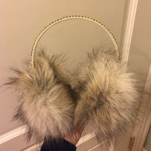 Real juicy couture ear muff headphones