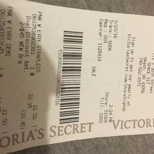 Victoria's Secret 36b bra with removable straps