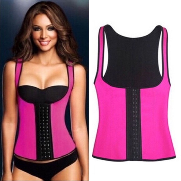 Tank top style Latex waist trainer-small