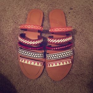 Cute colorful sandals