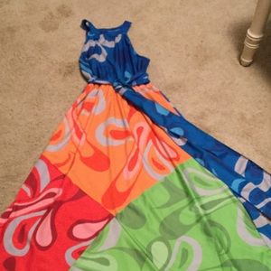 Maxi multi color sz m. Light and fresh