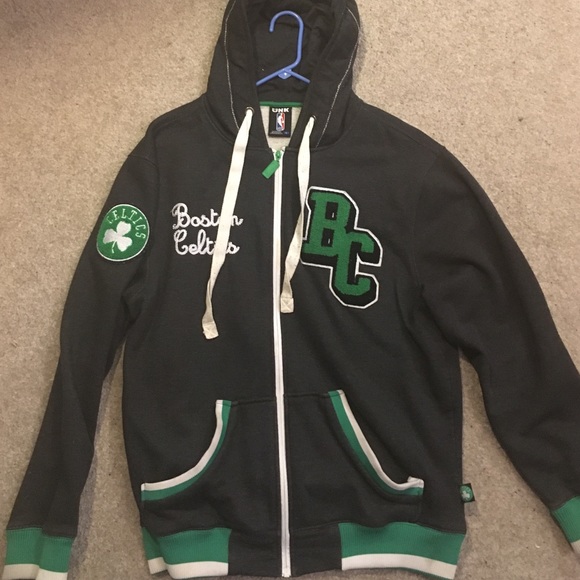 Boston celtics zip up sweatshirt