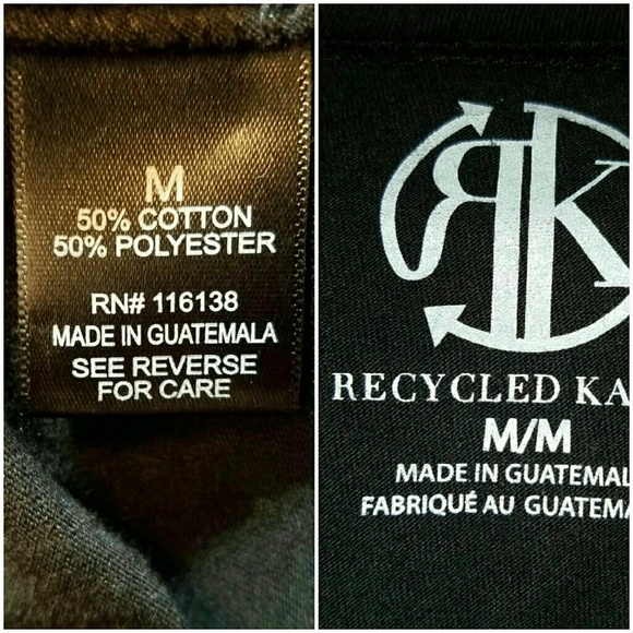 Recycled karma black tee shirt - Picture 3 of 4