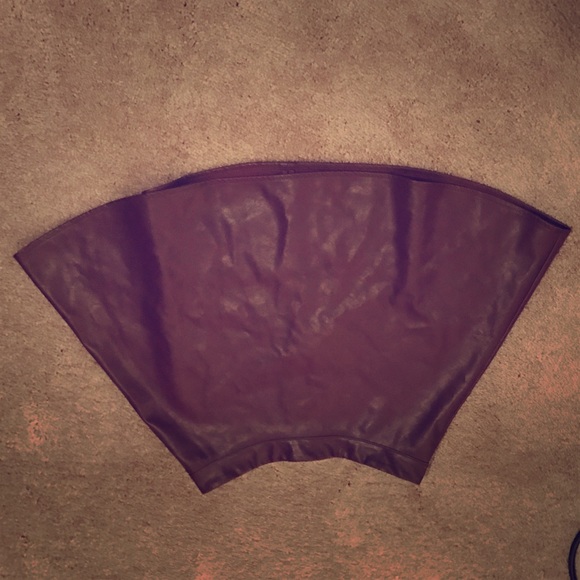 Leather skirt