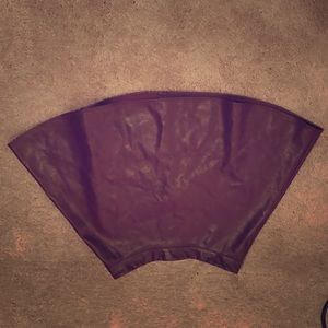 Leather skirt