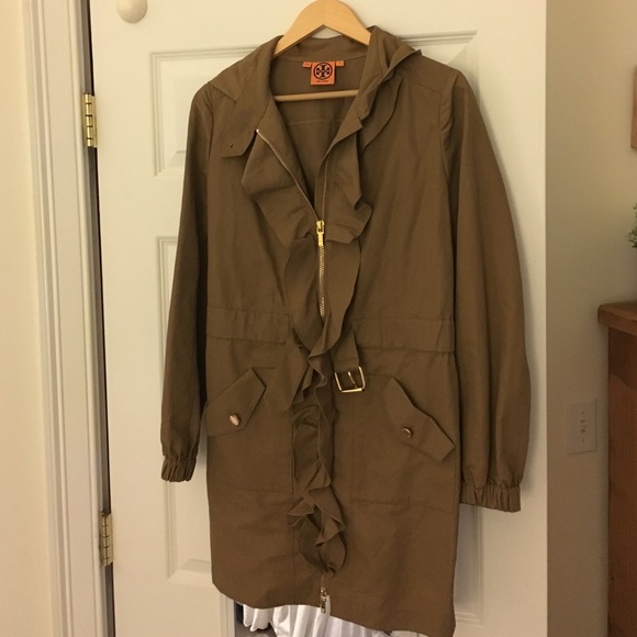 Tory Burch nylon olive jacket