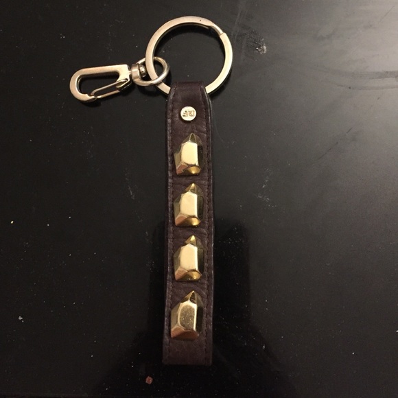 DVF brown key ring