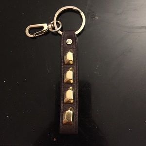 DVF brown key ring