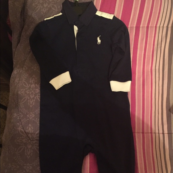 Long sleeve Polo Onesie