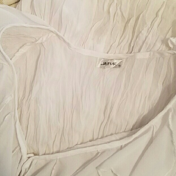 White Ruffle Top - Picture 3 of 3