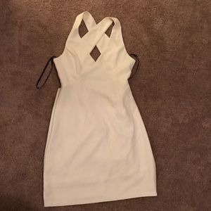 White formal dress