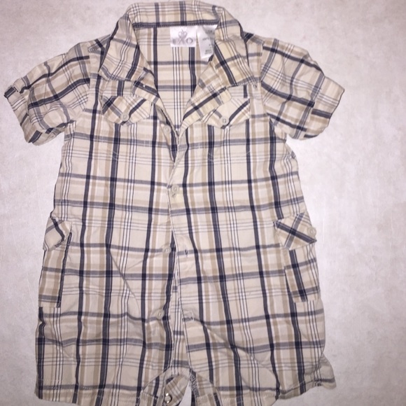 FAO Plaid Onesie