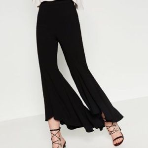 Zara flared studio trousers