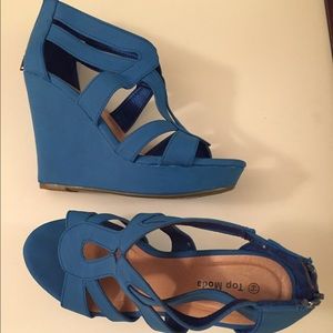 Wedge sandals NWOT