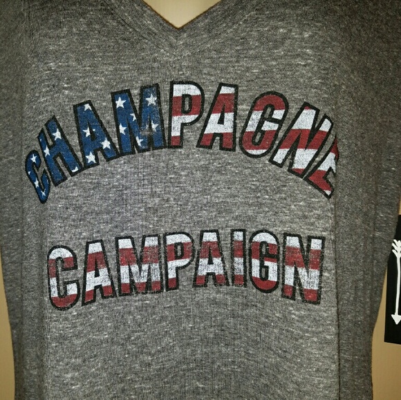 CHAMPAGNE CAMPAIGN GRAY TEE SHIRT - Picture 4 of 9