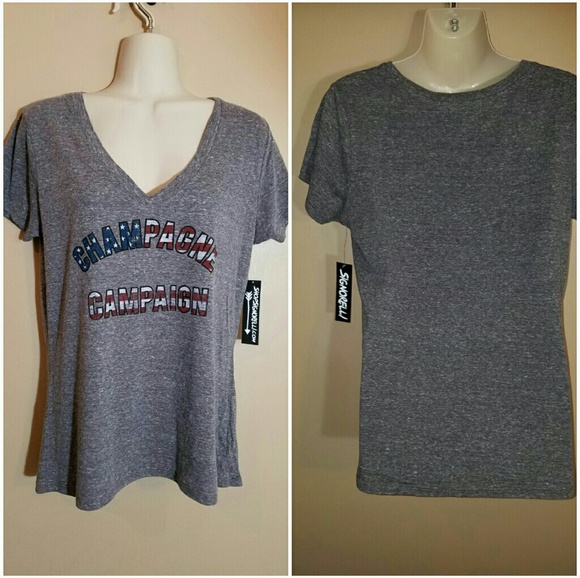 CHAMPAGNE CAMPAIGN GRAY TEE SHIRT - Picture 9 of 9