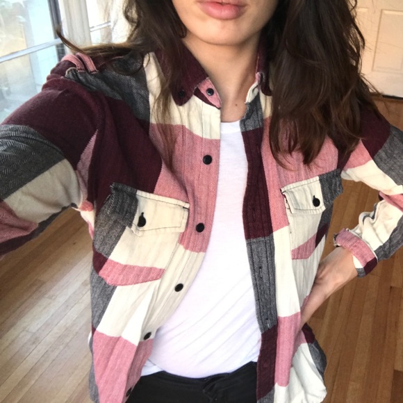 all-son brand Tops - Urban Outfitters Flannel