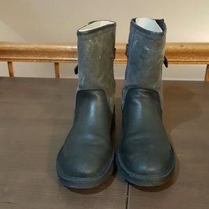 Leather & Canvass Rosalie UGG boots