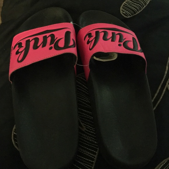 Brand new PINK slip ons