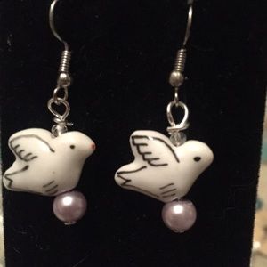 Dove earrings