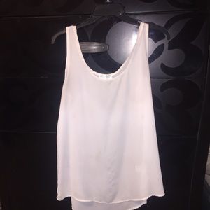 Cream colored Sugar Rain tank