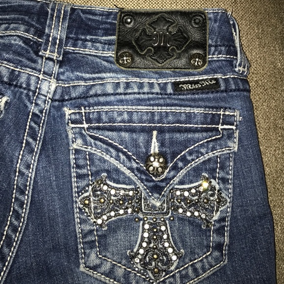 Miss Me Bootcut Jeans 26"x28" - Picture 3 of 4