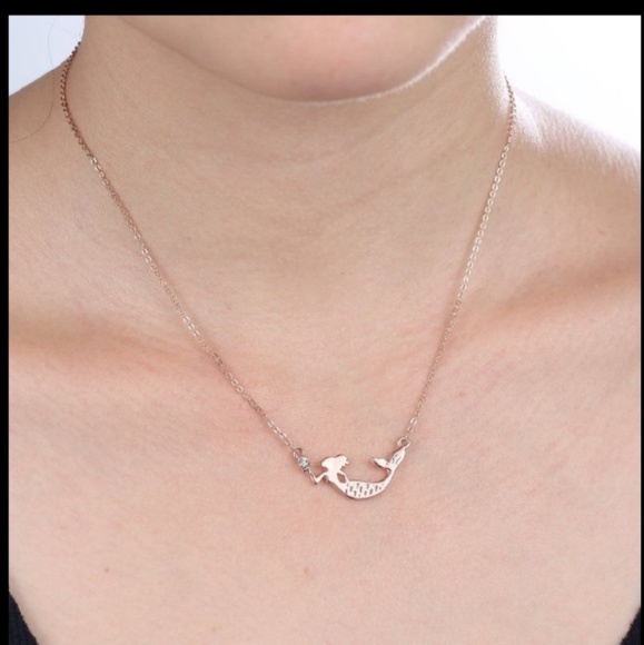 🎉HP🎈 Rose gold mermaid necklace - Picture 2 of 3