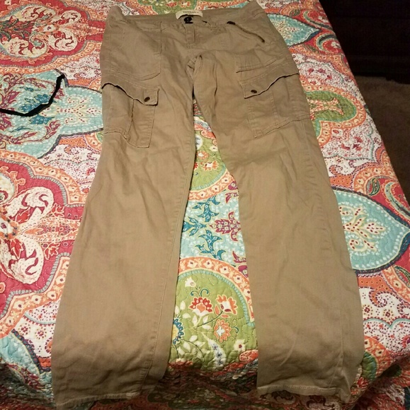 Khaki cargo pants
