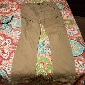 Khaki cargo pants