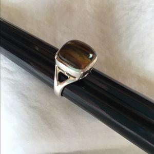 Tiger's eye ring