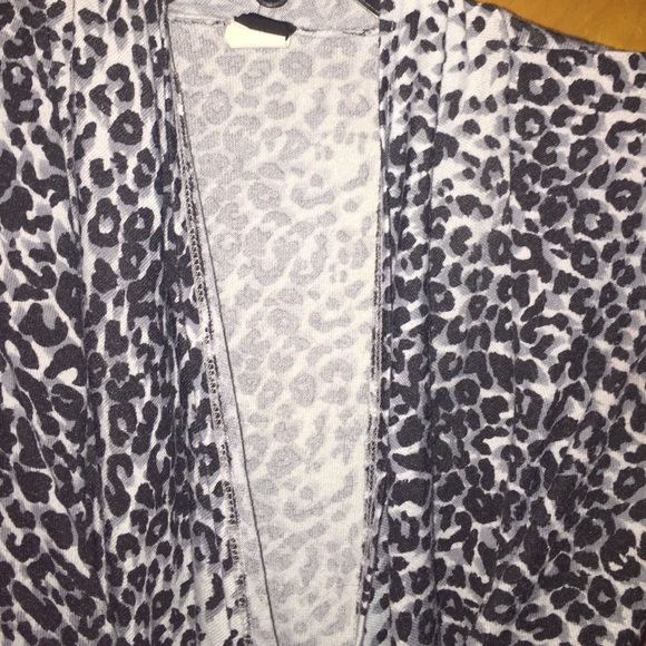 Cheetah print tie front blazer - Picture 4 of 7