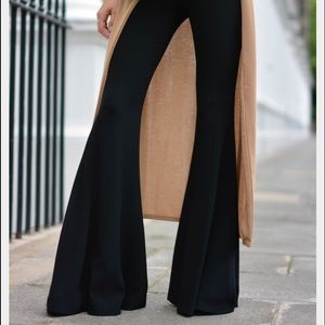 Zara Wide Flared Studio Trousers