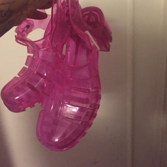 Pink jellie sandals