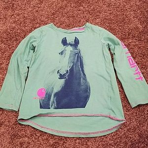 Girls 4t Carhartt long sleeve shirt