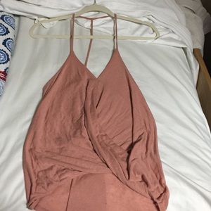 Urban Outfitters Pink T-Strap Tank