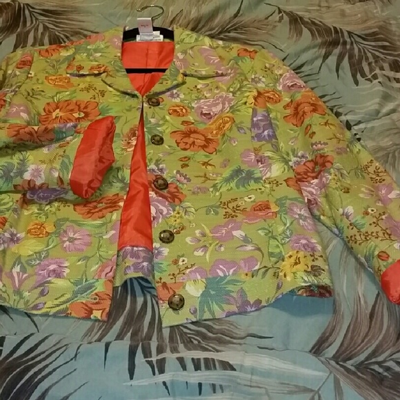 Floral blazer