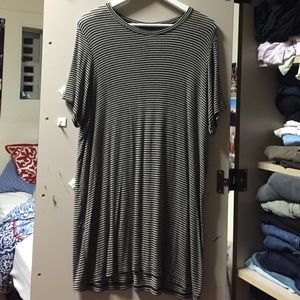 Brandy Melville Striped T-Shirt Dress