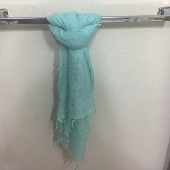 Light blue scarf SAME DAY SHIPPING