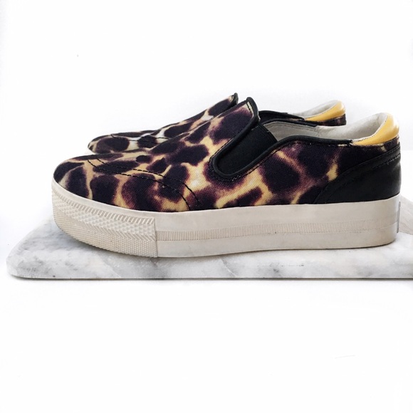 Ash leopard print slip on sneaker - Picture 2 of 3