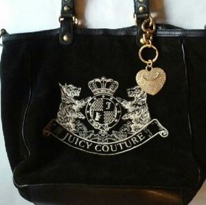 Black velvet Juicy Couture bag