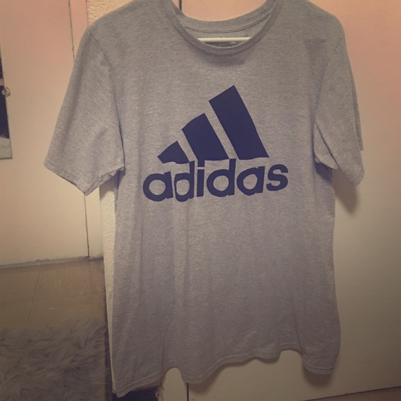 Grey adidas shirt