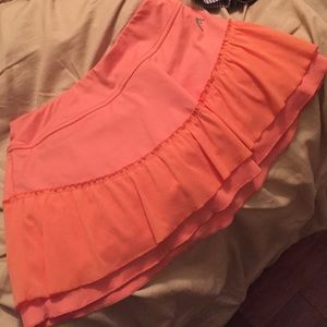 Tennis and Running Skirt with Ruffles size Small