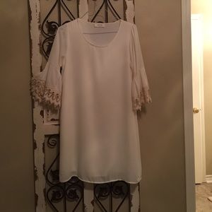 White casual dress